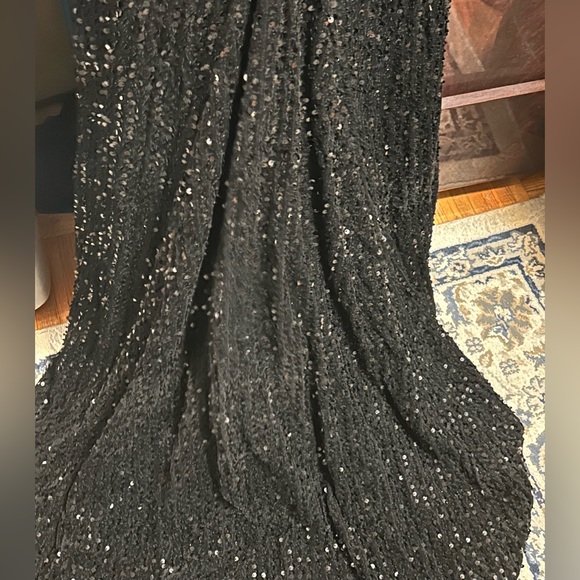 Missord Off Shoulder Sequin Fishtail Prom Dress - Picture 6 of 7